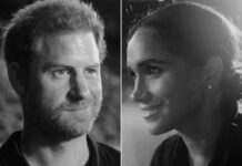 Książę Harry i Meghan Markle mierzą się w meczu ping-ponga dla The Invictus Games