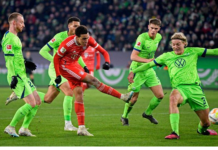 Gol Jakuba Kamińskiego w meczu z Bayernem