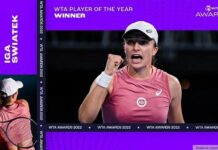 Iga z nagrodą WTA Zawodniczki Roku
