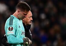 Problemy z sercem Wojciecha Szczęsnego w trakcie meczu Juventus Turyn – Sporting Lizbona