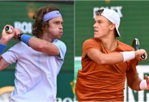 Rune i Rublev mają problem podczas gry „papier, nożyce, kamień” na Madrid Open