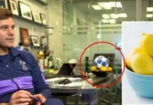 Mauricio Pochettino lubi trzymać w swoim biurze miskę cytryn