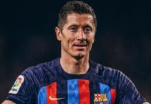 Robert Lewandowski z Barcelony dołącza do Lionela Messiego i Cristiano Ronaldo