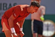 Zrobił to! Po ponad 4,5 h Thanasi Kokkinakis wyrzuca Stana Wawrinkę z Roland Garros