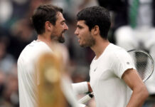 Alcaraz o krok bliżej finału z Djokovicem. Hiszpan gładko pokonuje Chardy’ego w 1. rundzie Wimbledonu