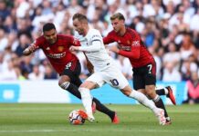 James Maddison z Tottenhamu doznał urazu w meczu z Man Utd, trwa ocenianie, jak poważny jest to uraz