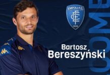 Bartosz Bereszyński wypożyczony do Empoli FC