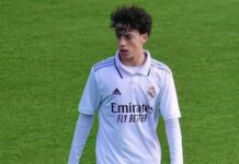 16-latek pnie się po szczeblach kariery Realu Madryt