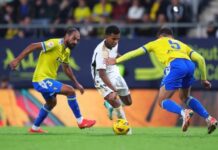 Real Madryt: Neymar świętuje wspaniałego gola Rodrygo w meczu z Cadiz