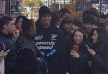 Gwiazda Realu Madryt została otoczona przez fanów na ulicy (WIDEO)