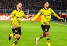 Borussia Dortmund golem Sancho pokonała PSV i awansowała do ćwierćfinału Ligi Mistrzów
