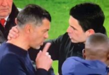 Arteta odmówił komentarza w sprawie kontrowersyjnego incydentu podczas meczu Ligi Mistrzów