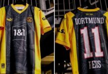 Borussia Dortmund zaprezentowała koszulki z okazji 50-lecia stadionu