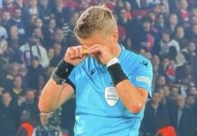 Sędzia meczu PSG – Dortmund rozpłakał się po meczu. Znamy powód