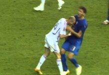 Dokładnie 18 lat temu Zidane znokautował Materazziego główką