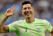 Hat-trick Lewandowskiego dał Barcelonie zwycięstwo 3:0 nad Deportivo Alavés