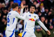 Kapitan Leeds, Pascal Struijk, z czterowyrazową wiadomością z okazji zwycięstwa nad Derby