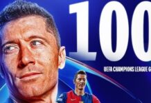 100 goli. UEFA pokazała wszystkie gole Lewandowskiego w Lidze Mistrzów
