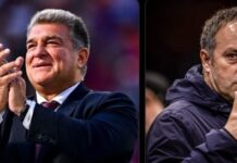 Hansi Flick o transferach po zdobyciu przez Barcelonę trofeum La Liga