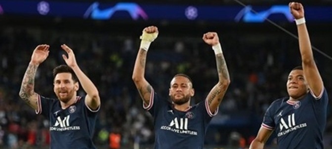 Lionel Messi, Neymar i Kylian Mbappe