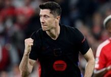 Dwa gole Lewandowskiego w meczu Ligi Mistrzów