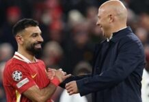 Arne Slot chwali Salaha, porównując do go legendy futbolu