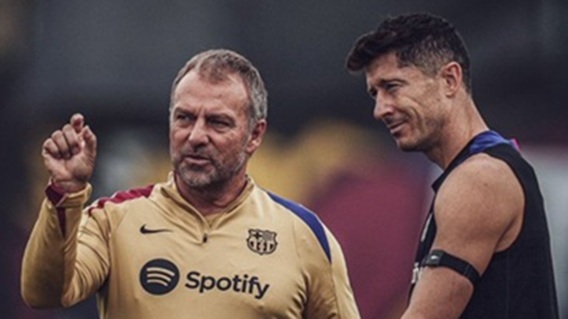 Hansi Flick i Robert Lewandowski
