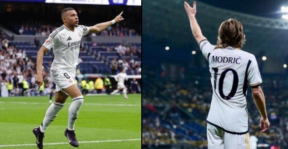 Luka Modrić i Kylian Mbappe
