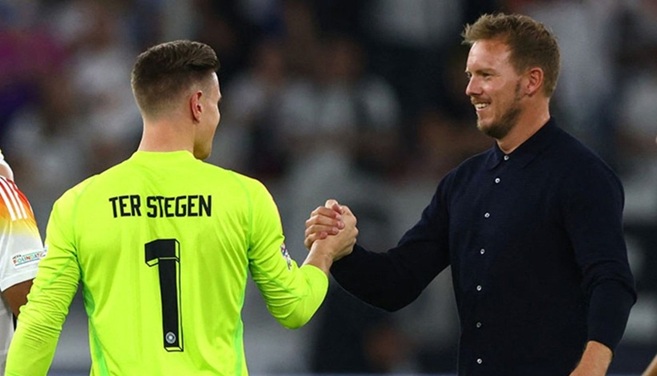 Julian Nagelsmann i Marc Andre Ter Stegen