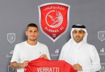 Marco Verratti jest nowym zawodnikiem katarskiej drużyny Al-Duhail