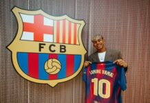 Yamal udostępnia nowe zdjęcie treningowe z obozu w Barcelonie