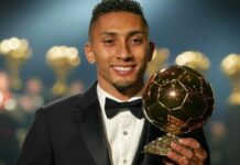 Raphinha komentuje możliwy triumf w Złotej Piłce