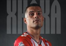 Zostań szefem byłego kapitana Arsenalu, Xhaki, zaledwie dwa tygodnie po podpisaniu kontraktu