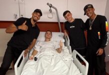 Yamal i Pedri odwiedzają kolegę w szpitalu