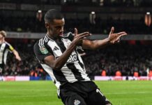 Alexander Isak żegna się z Newcastle