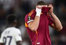 Roma nie wykorzystała trzech kolejnych rzutów karnych