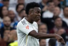 Vinícius przemawia do kibiców Realu Madryt po El Clásico