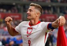 Robert Lewandowski dziękuje za doping kibicom