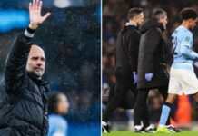 Pep Guardiola o kontuzji Bobba w meczu przeciwko Brentford