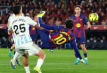 Magia na Camp Nou! Yamal strzela przewrotką przeciw Oviedo