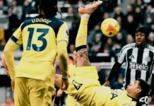 Kapitan Tottenhamu wskazuje palcem na zarząd klubu