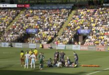 Były piłkarz Evertonu znokautowany na boisku. Dramatyczne sceny w końcówce meczu