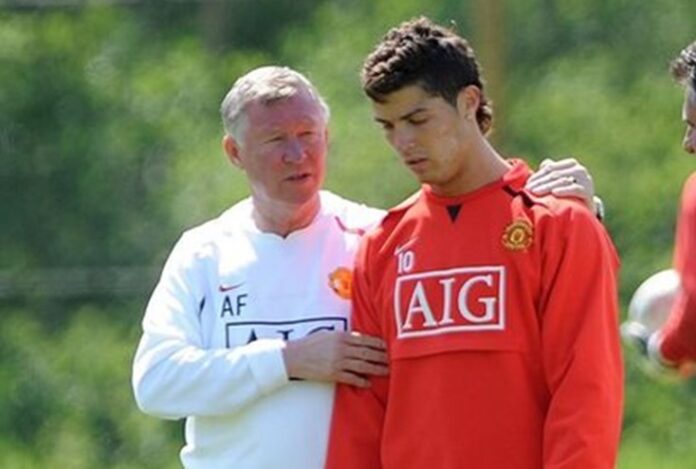 Sir Alex Ferguson and cristiano ronaldo