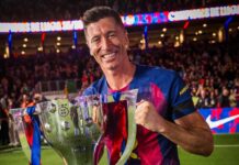 Robert Lewandowski żegna się z Barceloną