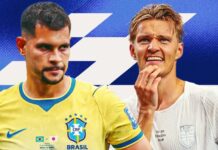Arsenal powstrzymuje się od podpisania kontraktu z Bruno Guimaraesem
