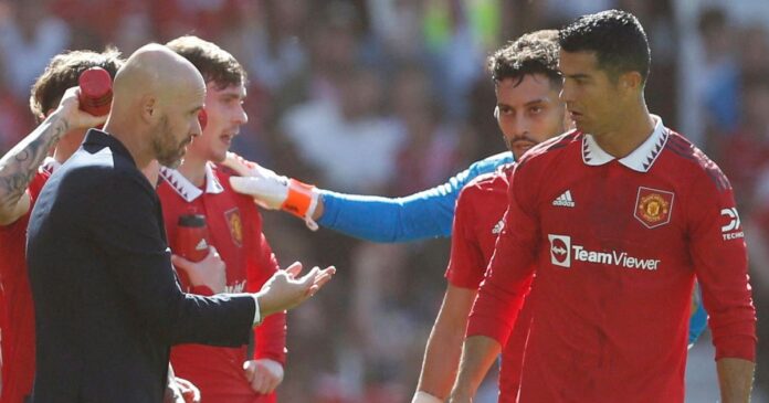 Erin ten hag i cristiano ronaldo